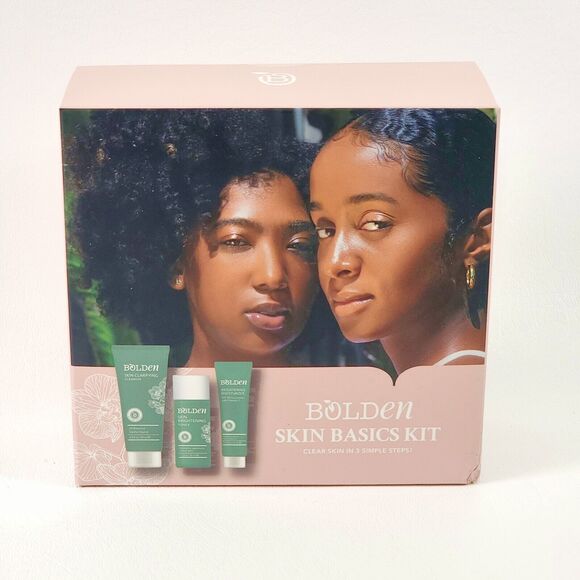 Bolden Skin Basics Kit Brightening Cleanser Toner Moisturizer SEALED Exp 01/25 - Picture 1 of 5